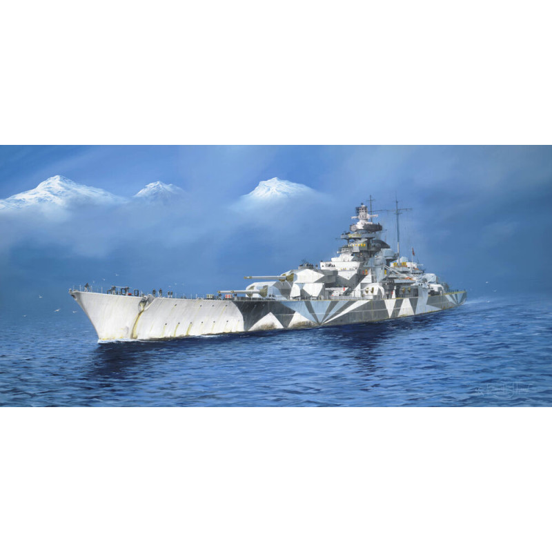Cuirassé allemand Tirpitz - 1/200 - TRUMPETER 03703