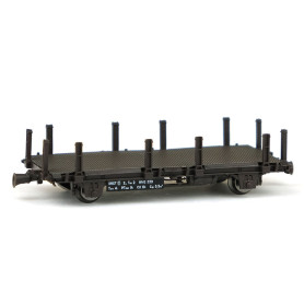 Wagonnet draisine plat à ranchers Ep. III - HO 1/87 - REE WB-563