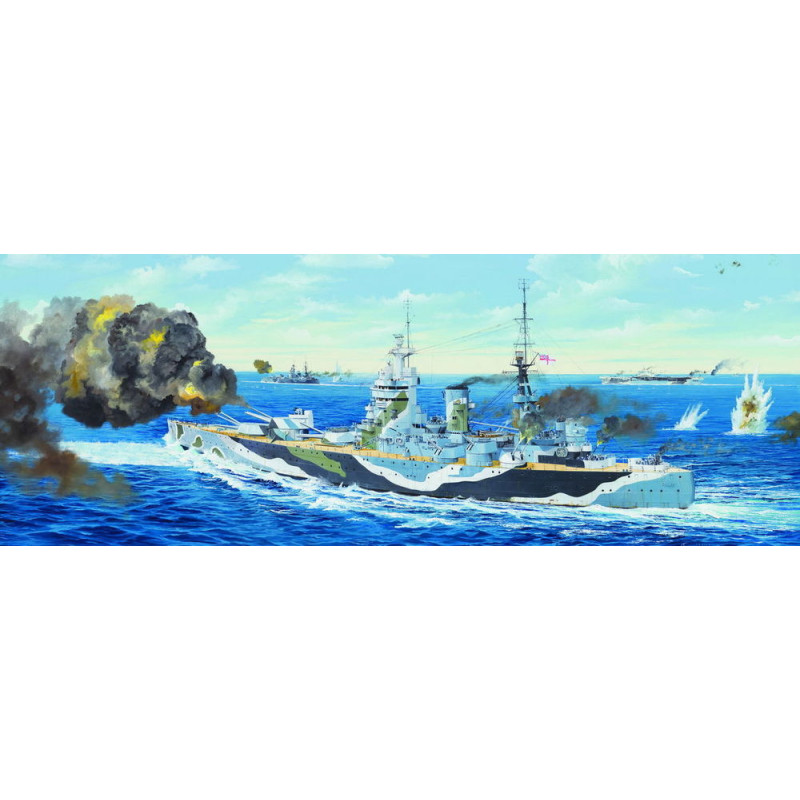 Cuirassé britannique HMS Rodney - 1/200 - TRUMPETER 03709