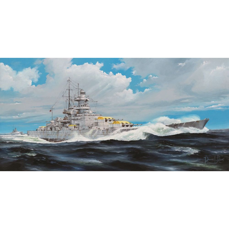 Cuirassé allemand Gneisenau - 1/200 - TRUMPETER 03714