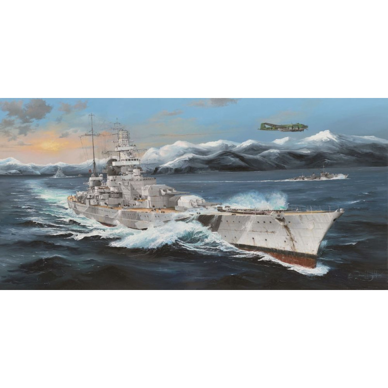 Cuirassé allemand Scharnhorst - 1/200 - TRUMPETER 03715