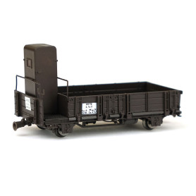 Wagonnet draisine tombereau à guérite Ep. III - HO 1/87 - REE WB-565