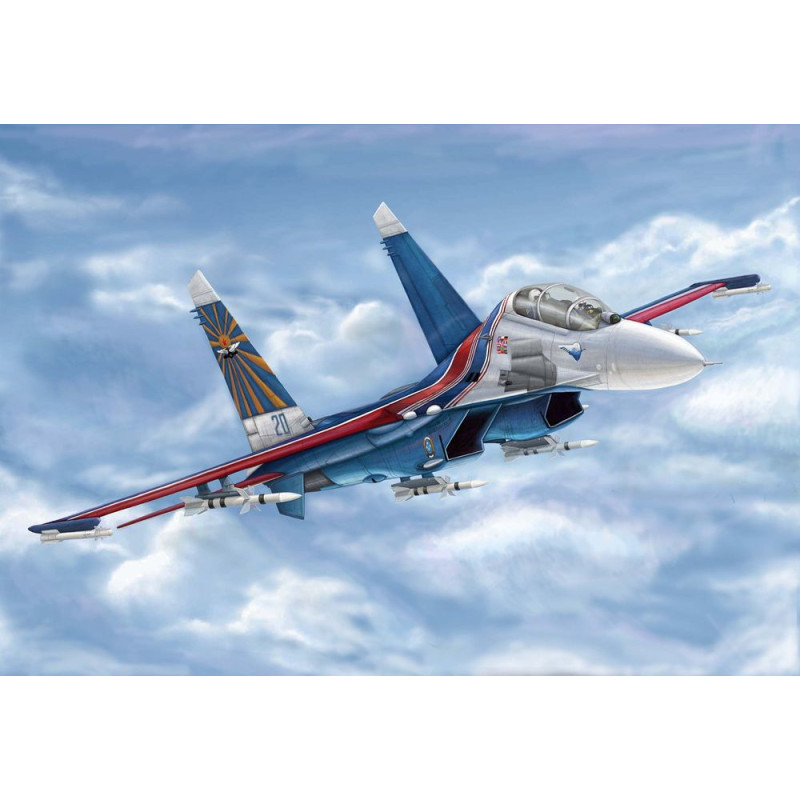 Su-27UB Flanker C russe - 1/144 - TRUMPETER 03916