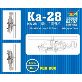 Hélicoptère soviétique Kamov KA-28 - 1/200 - TRUMPETER 04202
