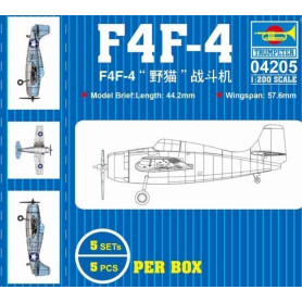 Grumman F4F Wildcat - 1/200 - TRUMPETER 04205