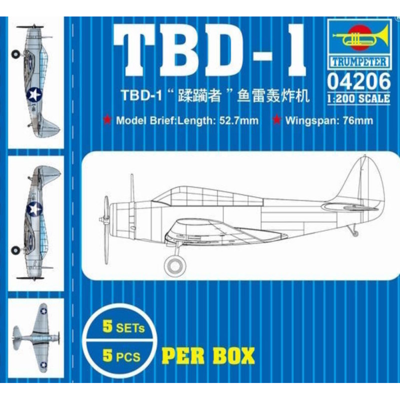 Douglas TBD-1 Devastator - 1/200 - TRUMPETER 04206