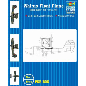 Hydravion Supermarine Walrus - 1/200 - TRUMPETER 04208