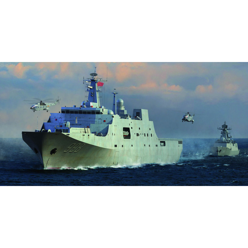 Dock de transport amphibie de type 071 de la marine - 1/350 - TRUMPETER 04551