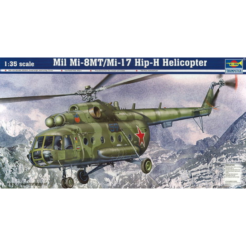 Hélicoptère Mil Mi-8MT/Mi-17 Hip-H - 1/35 - TRUMPETER 05102