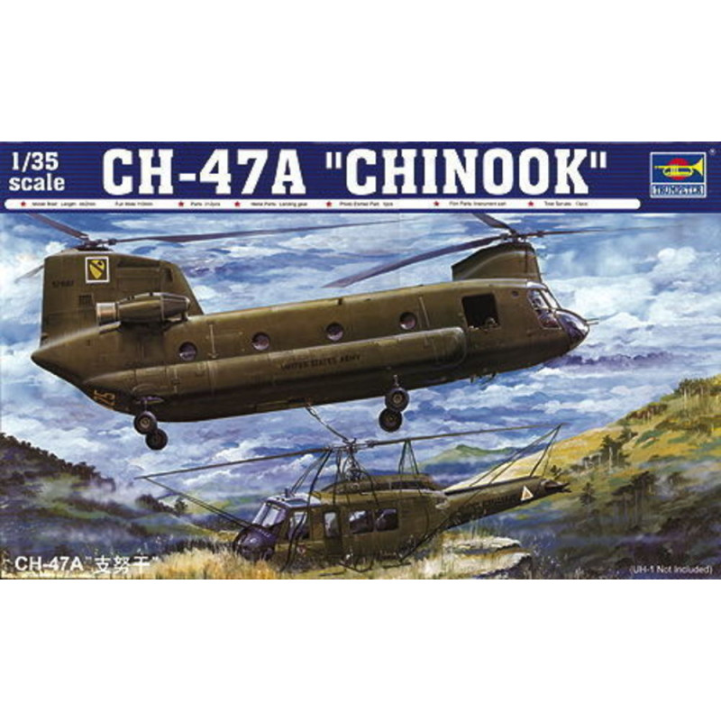 Hélicoptère CH-47A Chinook - 1/35 - TRUMPETER 05104