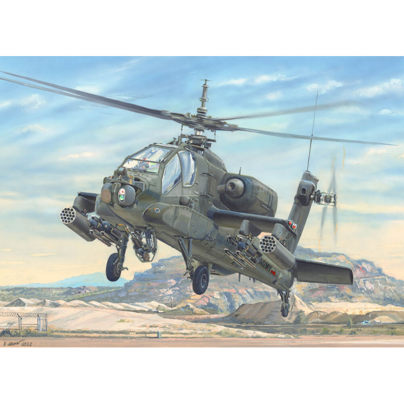 AH-64A Apache (première génération) - 1/35 - TRUMPETER 05114