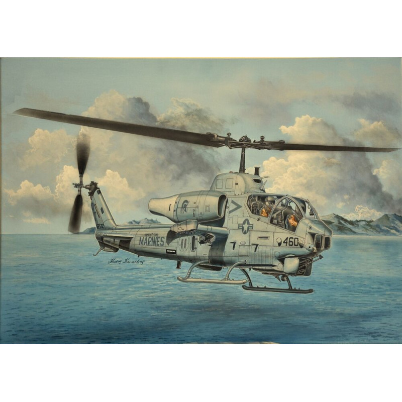 AH-1W Super Cobra (échappement tourné) - 1/35 - TRUMPETER 05117
