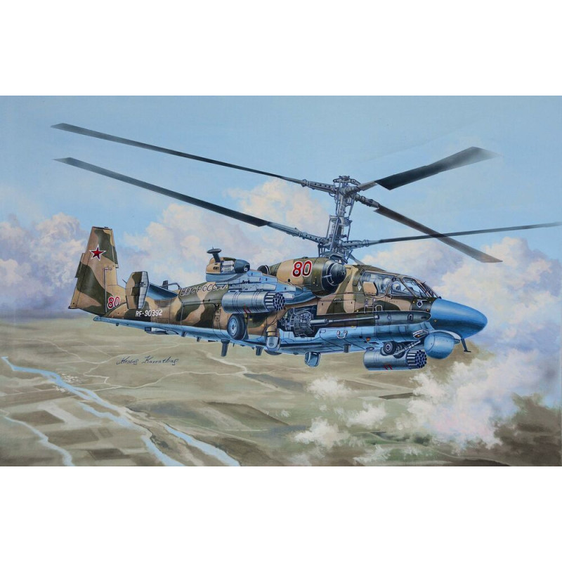 Hélicoptère russe Kamov Ka-52 Alligator (Hokum-B) - 1/35 - TRUMPETER 05119