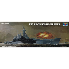 Cuirassé USS North Carolina BB-55 - 1/350 - TRUMPETER 05303