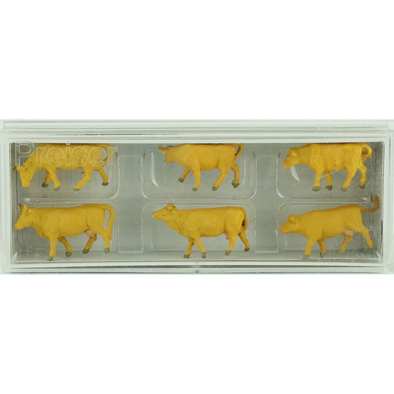 6 vaches blondes - N 1/160 - PREISER 79229