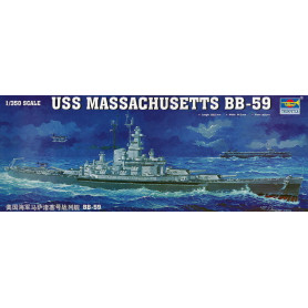Cuirassé USS Massachusetts BB-59 - 1/350 - TRUMPETER 05306