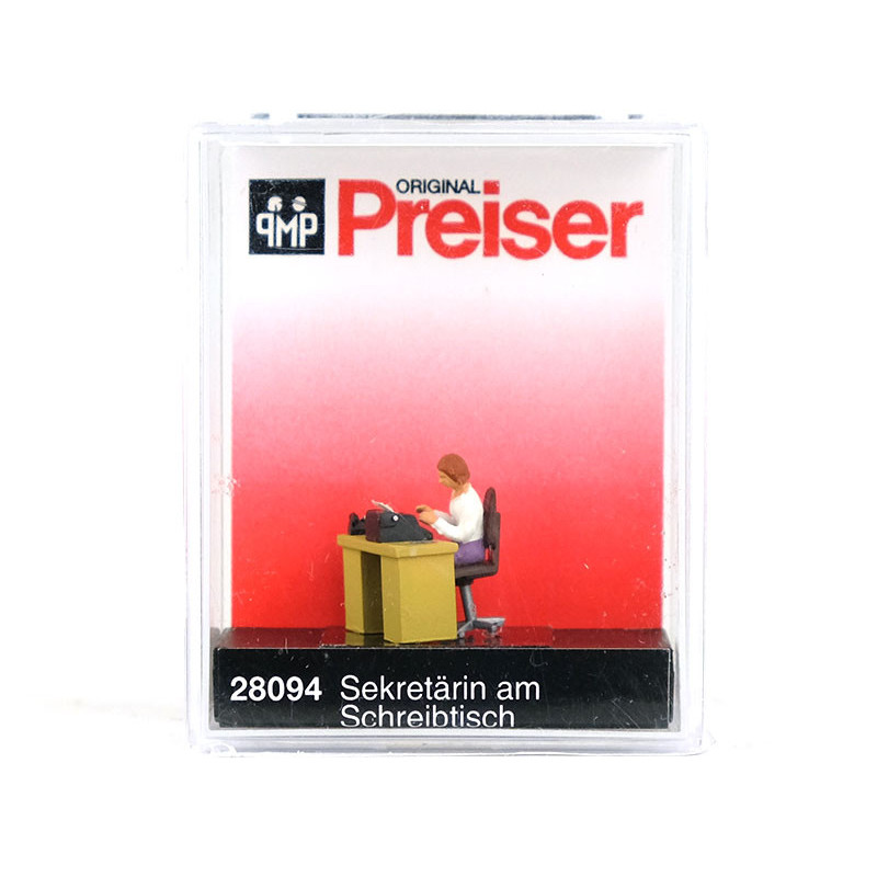 Secrétaire à son bureau - HO 1/87 - PREISER 28094