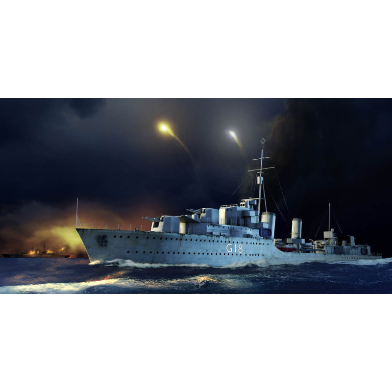 Destroyer HMS Zulu 1941 - 1/350 - TRUMPETER 05332