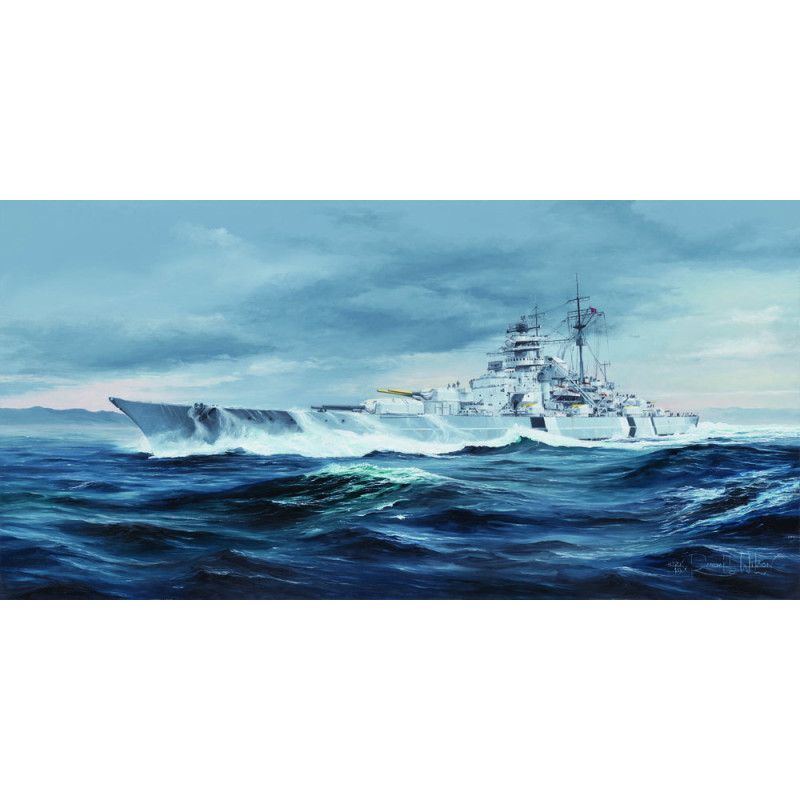 Cuirassé allemand Bismarck - 1/350 - TRUMPETER 05358