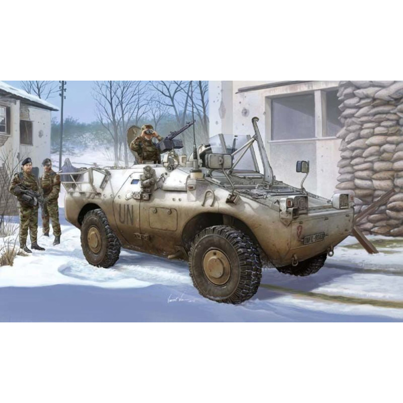 Véhicule blindé de combat à roues PUMA 4x4 italien - 1/35 - TRUMPETER 05525
