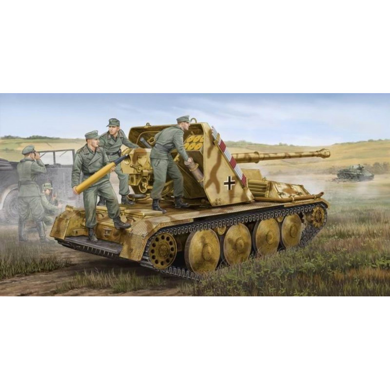 Canon automoteur allemand PAK-43 Waffenträger de 8,8 cm - 1/35 - TRUMPETER 05550