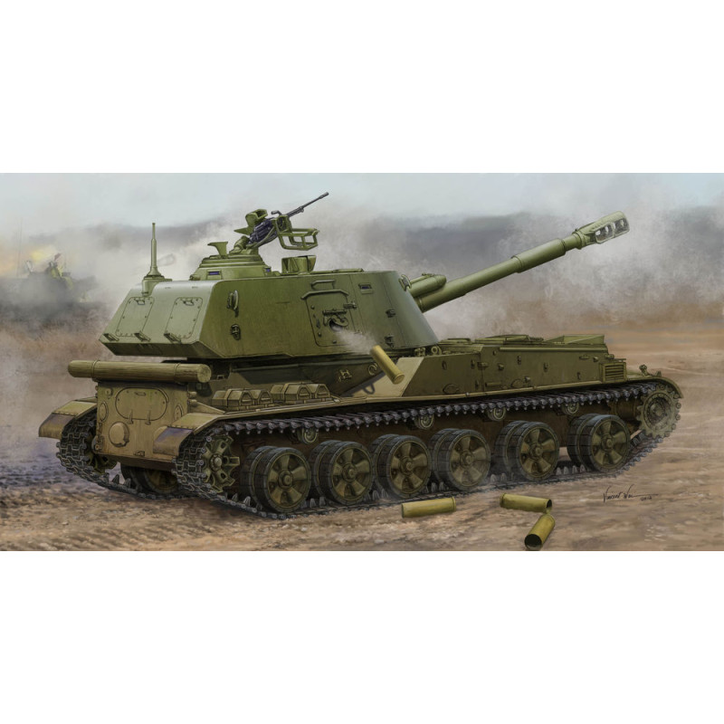 Obusier automoteur soviétique 2S3 de 152 mm - 1/35 - TRUMPETER 05567