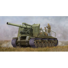 Canon automoteur soviétique S-51 - 1/35 - TRUMPETER 05583