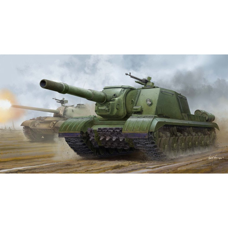 Canon automoteur blindé soviétique JSU-152K - 1/35 - TRUMPETER 05591