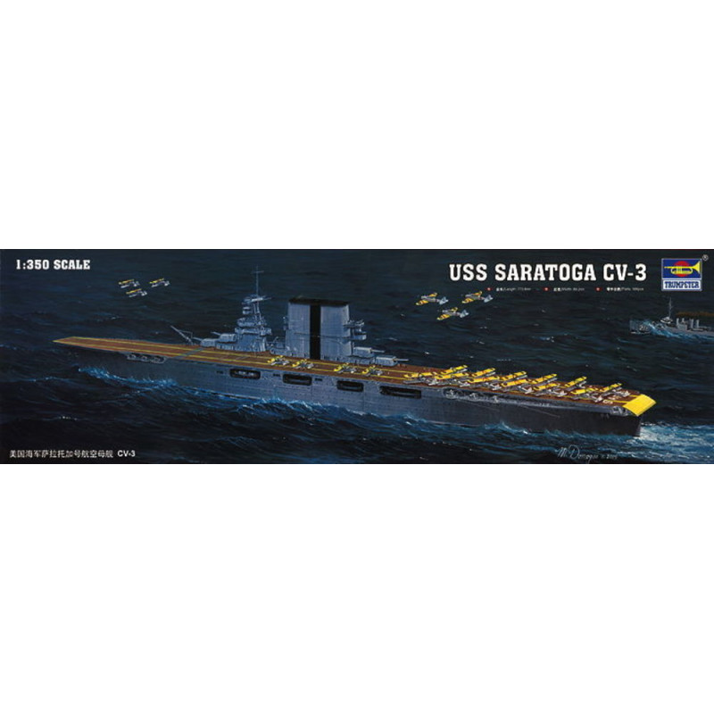 Porte-avions USS Saratoga - 1/350 - TRUMPETER 05607