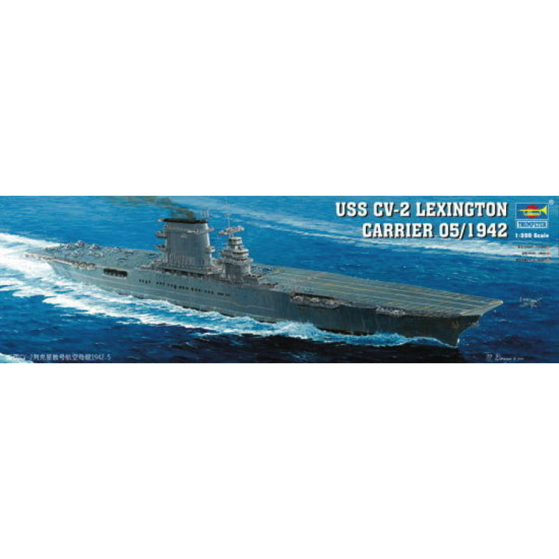 Porte-avions USS Lexington CV 2 - 1/350 - TRUMPETER 05608