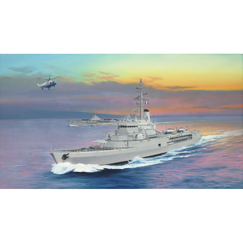 Croiseur porte-hélicoptères Jeanne d’Arc français - 1/350 - TRUMPETER 05636