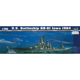 Cuirassé USS Iowa BB-61 1984 - 1/700 - TRUMPETER 05701