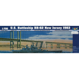 Cuirassé USS New Jersey BB-62 1983 - 1/700 - TRUMPETER 05702