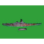 Cuirassé USS New Jersey BB-62 1983 - 1/700 - TRUMPETER 05702