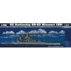 Cuirassé USS Missouri BB-63 1991 - 1/700 - TRUMPETER 05705
