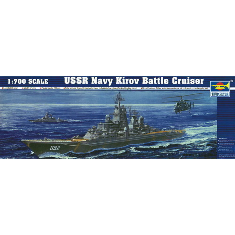 Croiseur de bataille Kirov - 1/700 - TRUMPETER 05707