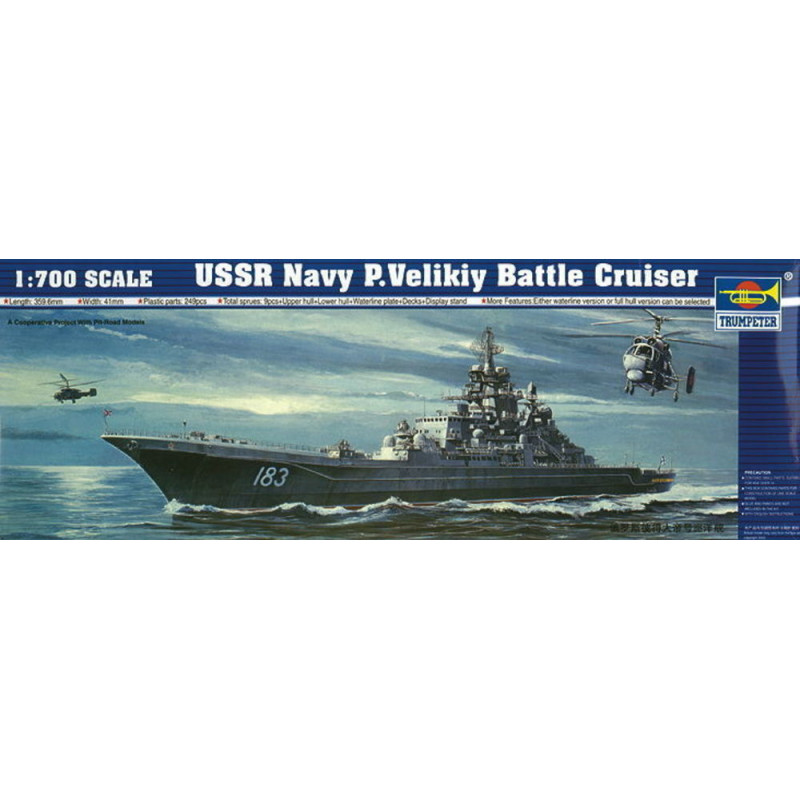 Croiseur soviétique P. Velikiy - 1/700 - TRUMPETER 05710