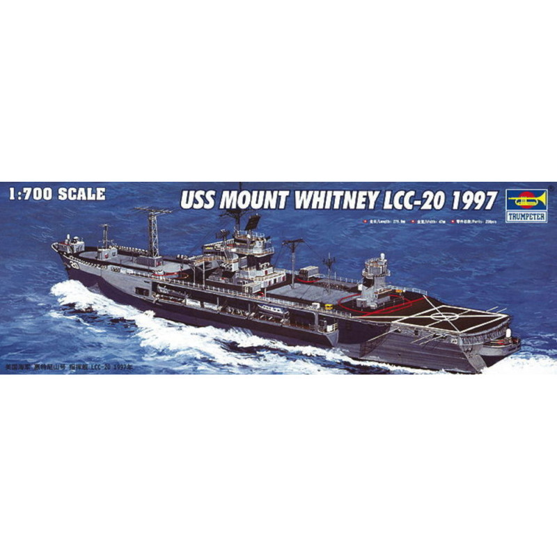 USS Mount Whitney LCC-20 1997 - 1/700 - TRUMPETER 05719