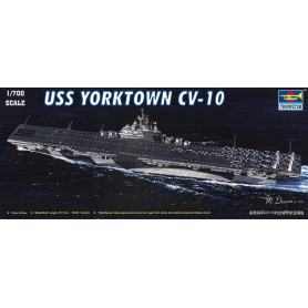 Porte-avions USS Yorktown CV-10 - 1/700 - TRUMPETER 05729