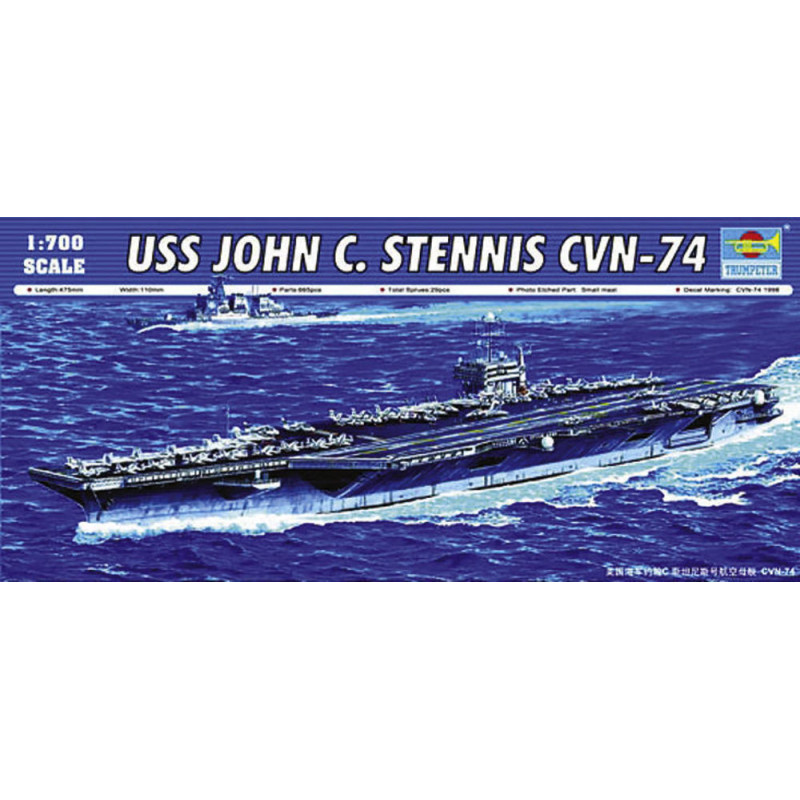 Porte-avions USS John C. Stennis CVN-74 - 1/700 - TRUMPETER 05733