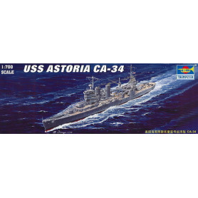 Croiseur lourd USS Astoria CA-34 1942 - 1/700 - TRUMPETER 05743