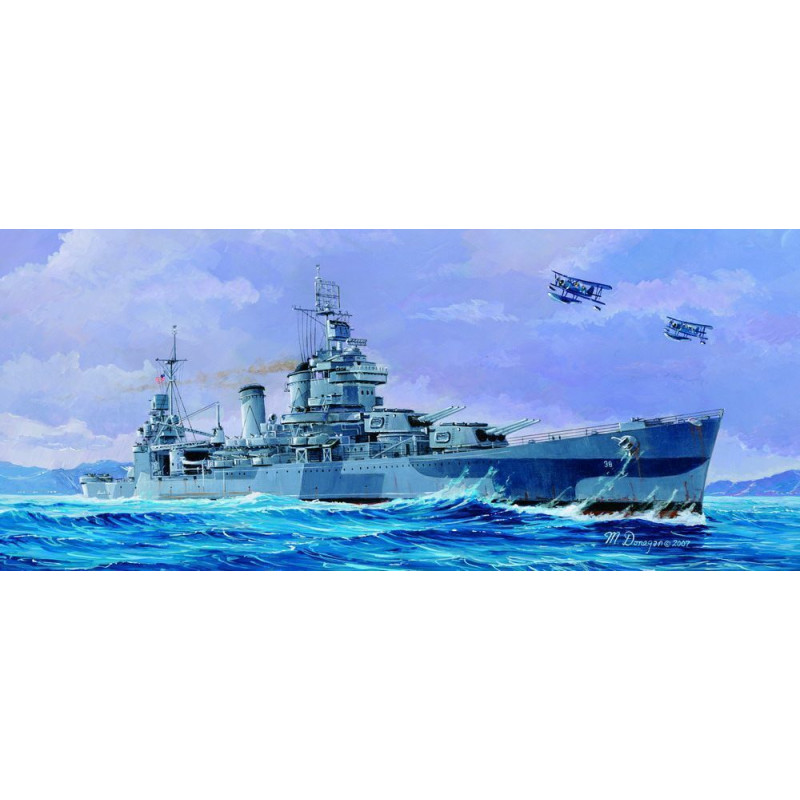 Croiseur lourd USS San Francisco CA-38 1944 - 1/700 - TRUMPETER 05747