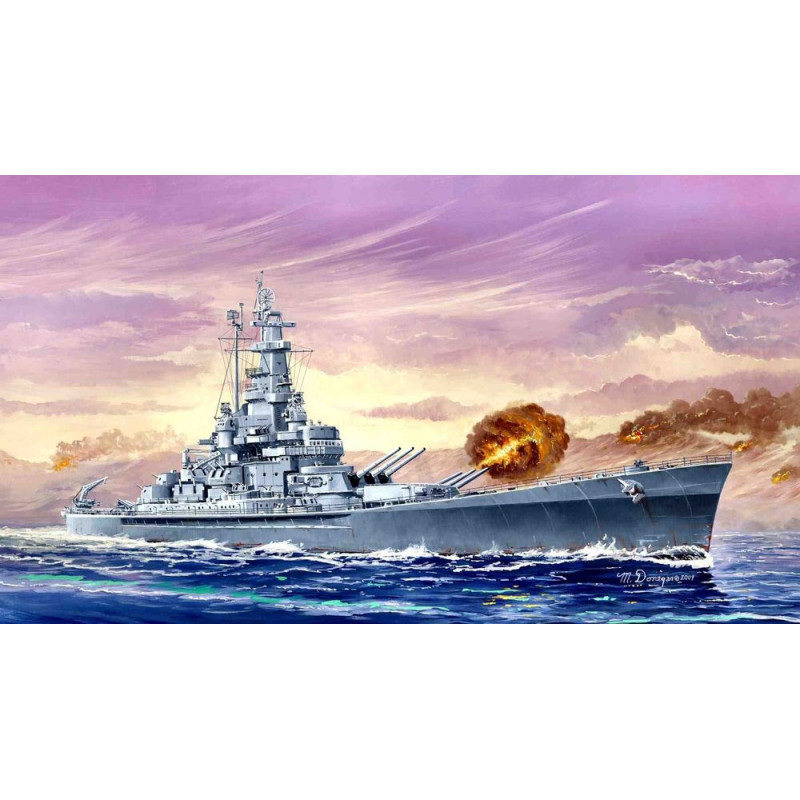 Cuirassé USS Massachusetts (BB-59) - 1/700 - TRUMPETER 05761