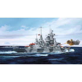 Croiseur allemand Amiral Hipper 1940 - 1/700 - TRUMPETER 05775