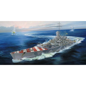 Cuirassé de la marine italienne RN Roma 1943 - 1/700 - TRUMPETER 05777