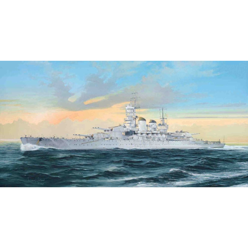 Cuirassé de la marine italienne RN Littro 1941 - 1/700 - TRUMPETER 05778