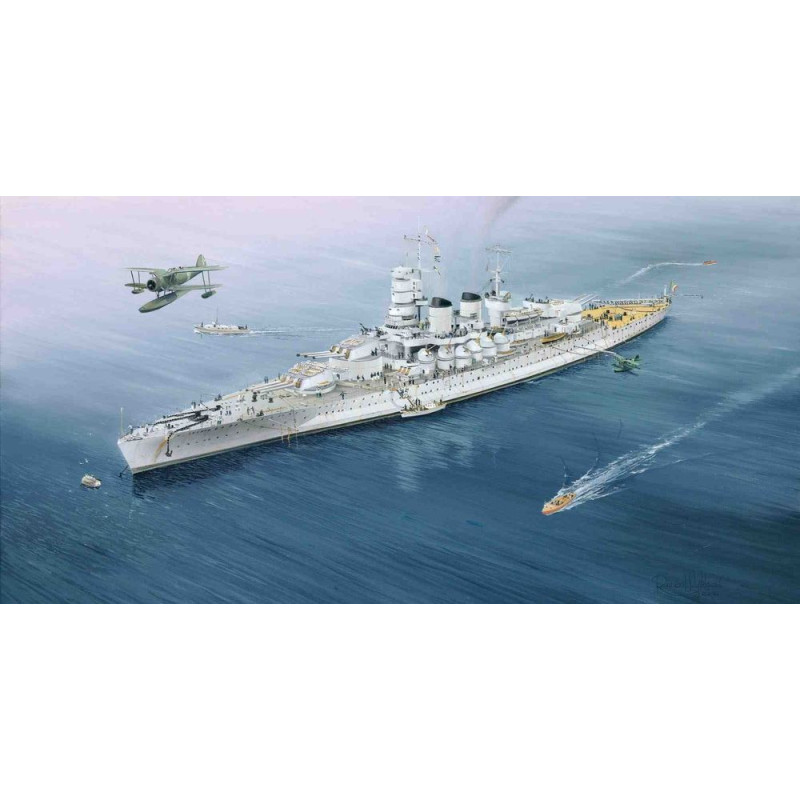 Cuirassé de la marine italienne RN V.Veneto 1940 - 1/700 - TRUMPETER 05779