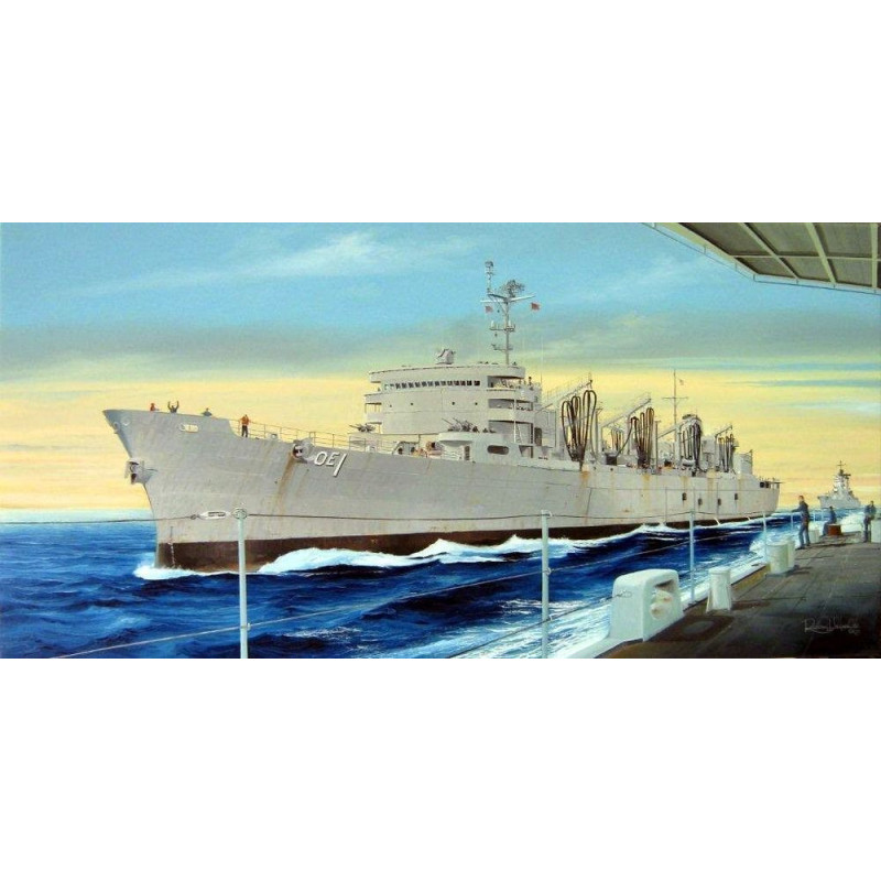 Navire de soutien au combat rapide AOE USS Sacram. - 1/700 - TRUMPETER 05785