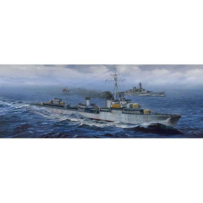 Destroyer allemand Z-43, 1944 - 1/700 - TRUMPETER 05789