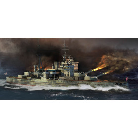 Cuirassé HMS Queen Elizabeth 1941 - 1/700 - TRUMPETER 05794